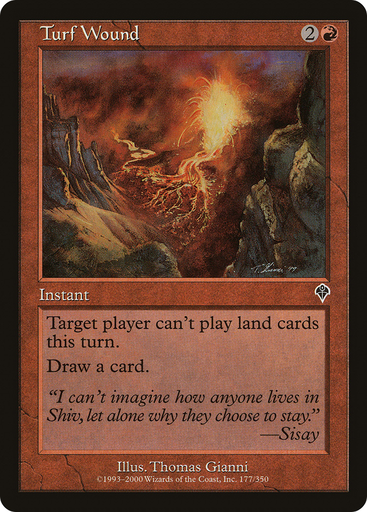 Turf Wound (INV-177) - Invasion Foil