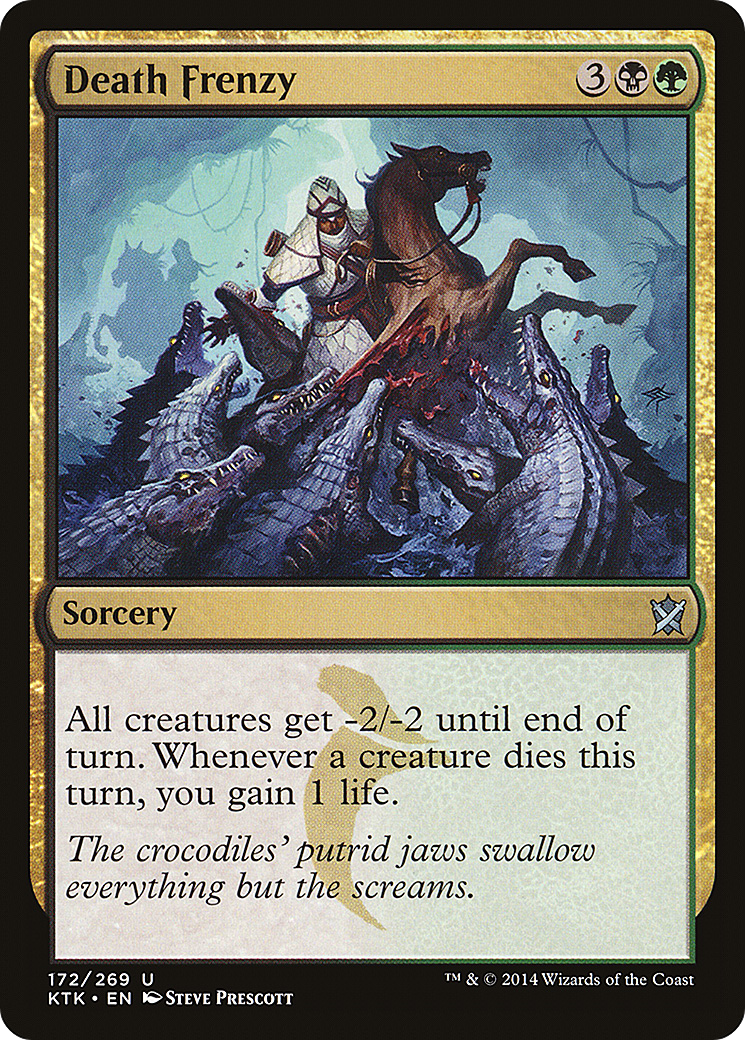 Death Frenzy (KTK-172) - Khans of Tarkir Foil