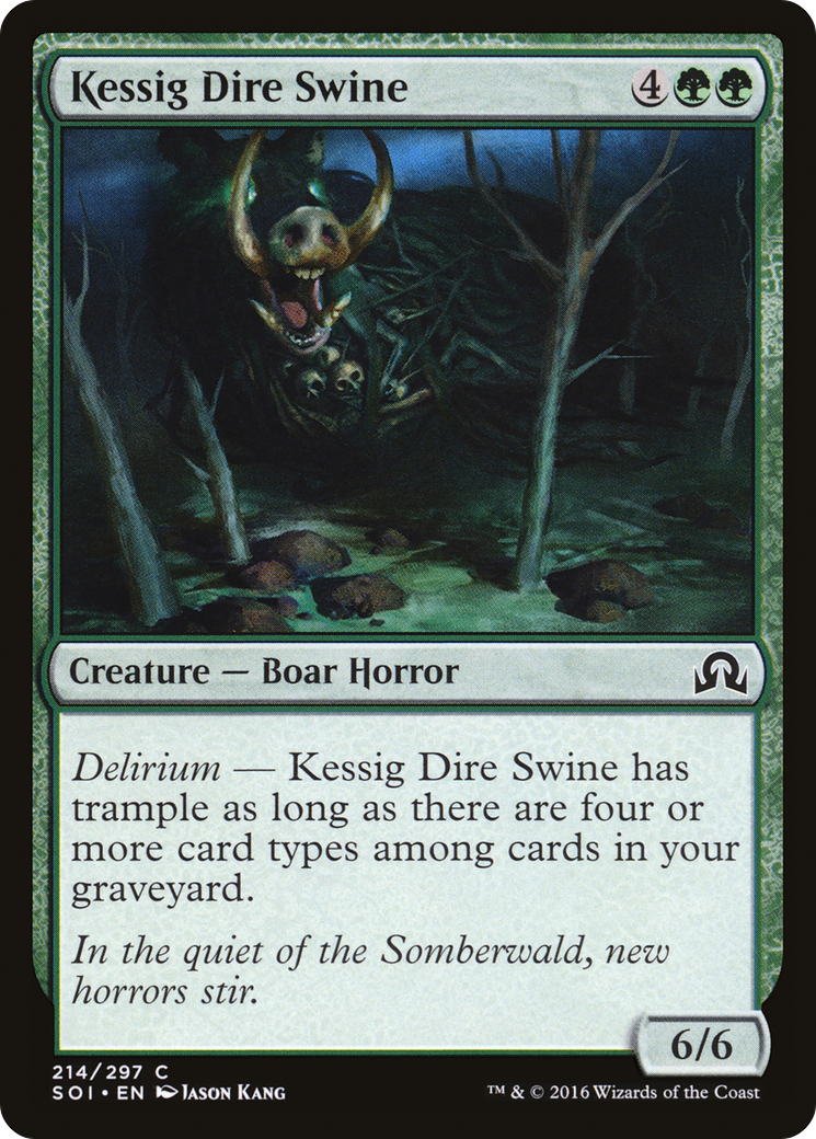 Kessig Dire Swine (SOI-214) - Shadows over Innistrad