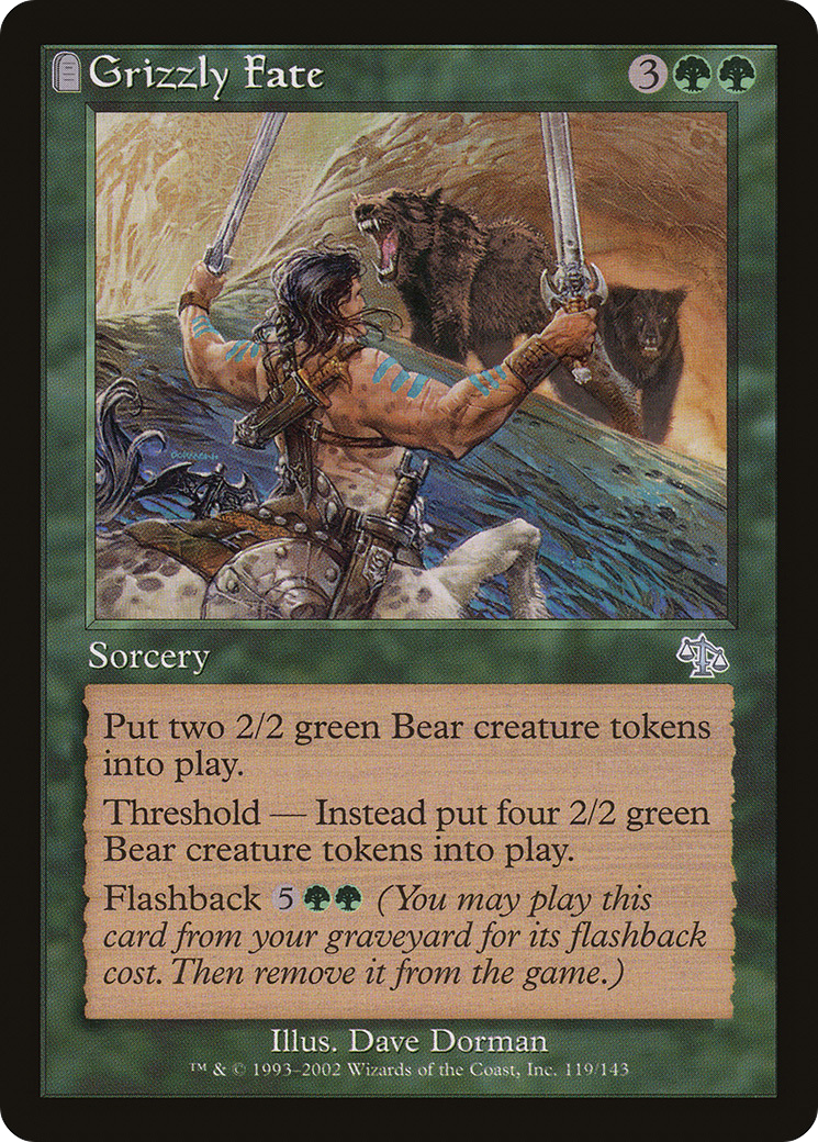Grizzly Fate (JUD-119) - Judgment: (tombstone) Foil