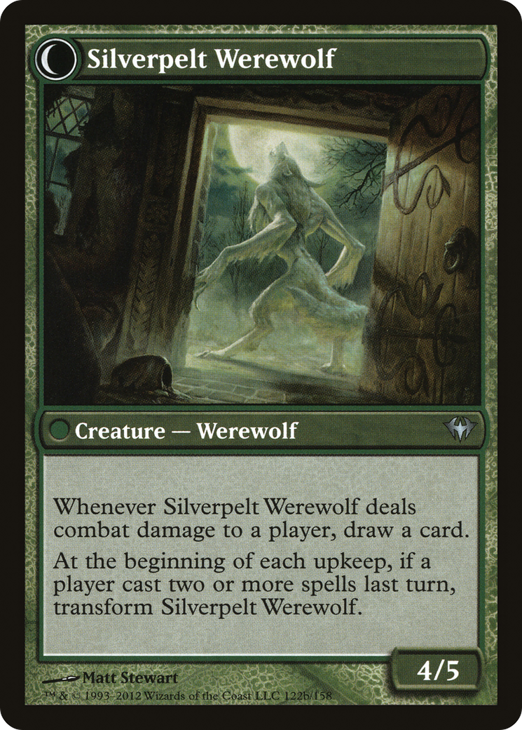 Lambholt Elder // Silverpelt Werewolf (DKA-122) - Dark Ascension: (Double Faced Transform)
