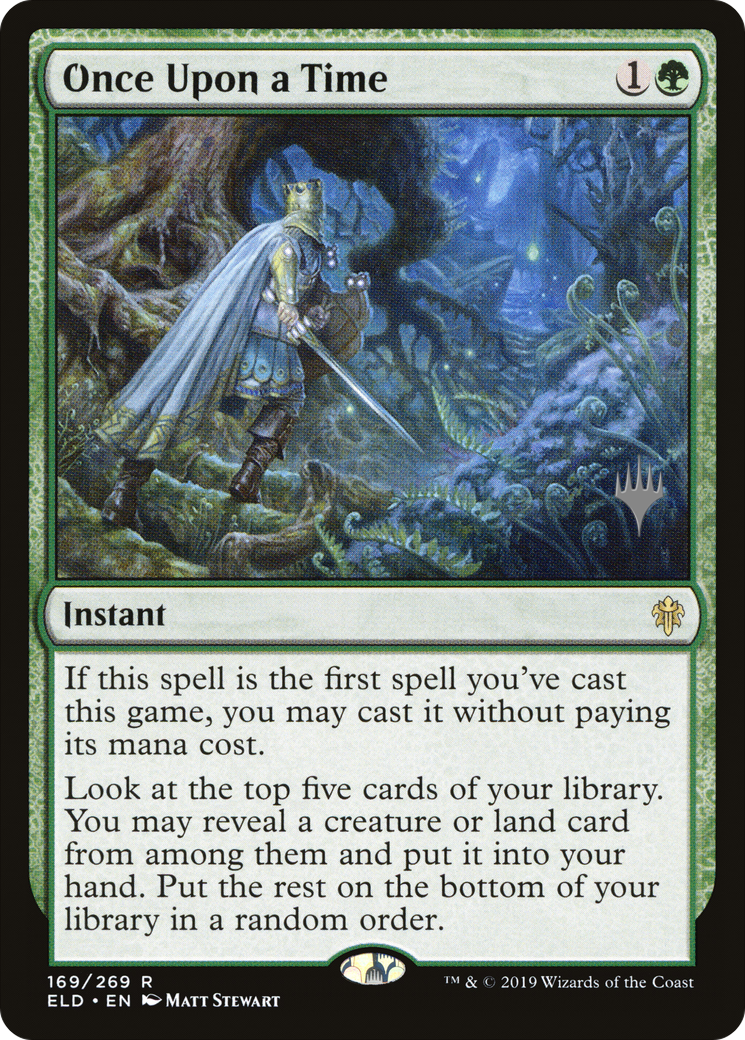 Once Upon a Time (PPELD-169P) - Throne of Eldraine Promos Foil