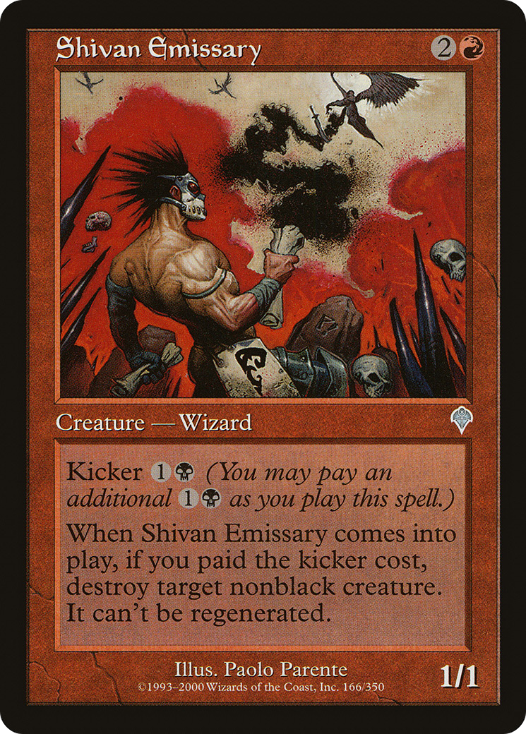 Shivan Emissary (INV-166) - Invasion Foil
