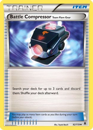 Battle Compressor 092/119  XY  Phantom Forces - Uncommon