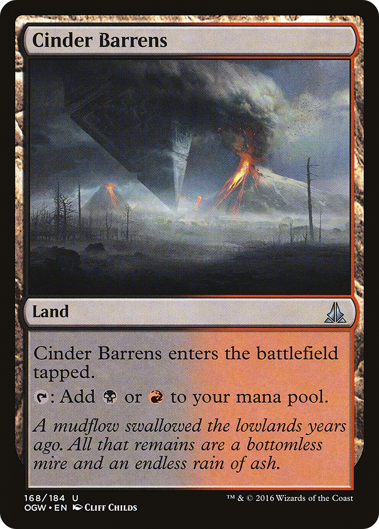 Cinder Barrens (OGW-168) - Oath of the Gatewatch Foil