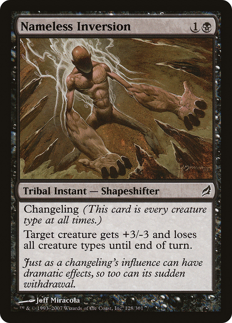 Nameless Inversion (LRW-128) - Lorwyn Foil