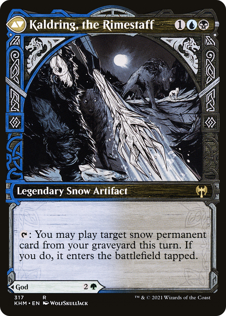Jorn, God of Winter // Kaldring, the Rimestaff (KHM-317) - Kaldheim: (Showcase)