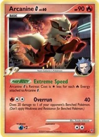 Arcanine G 015/147  - Holofoil Deck Exclusives - Holo Rare