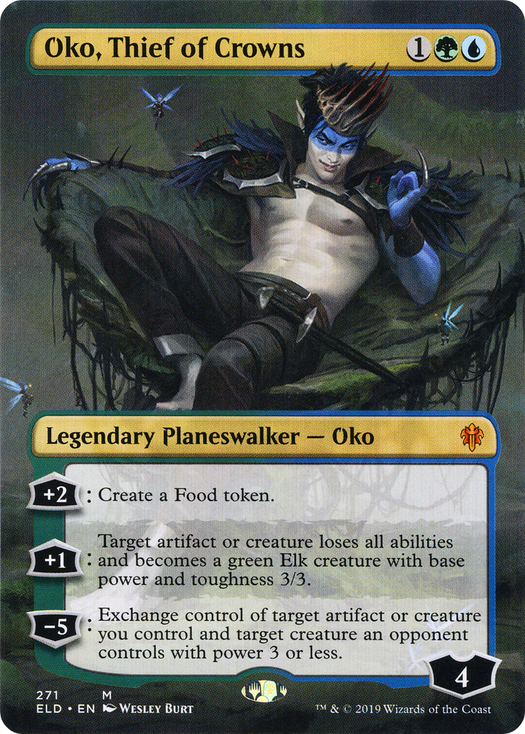 Oko, Thief of Crowns (ELD-271) - Throne of Eldraine (Borderless)