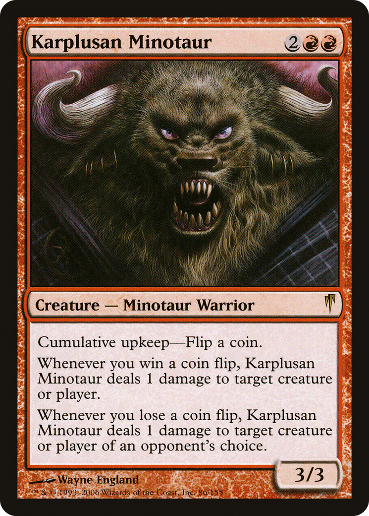 Karplusan Minotaur (CSP-086) - Coldsnap