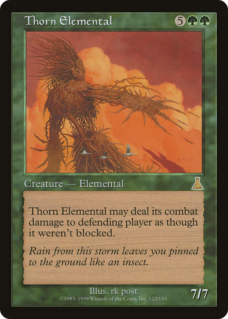 Thorn Elemental (UDS-123) - Urza's Destiny