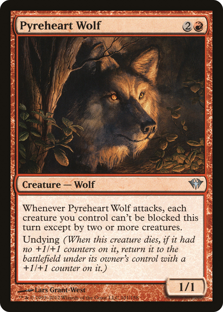 Pyreheart Wolf (DKA-101) - Dark Ascension