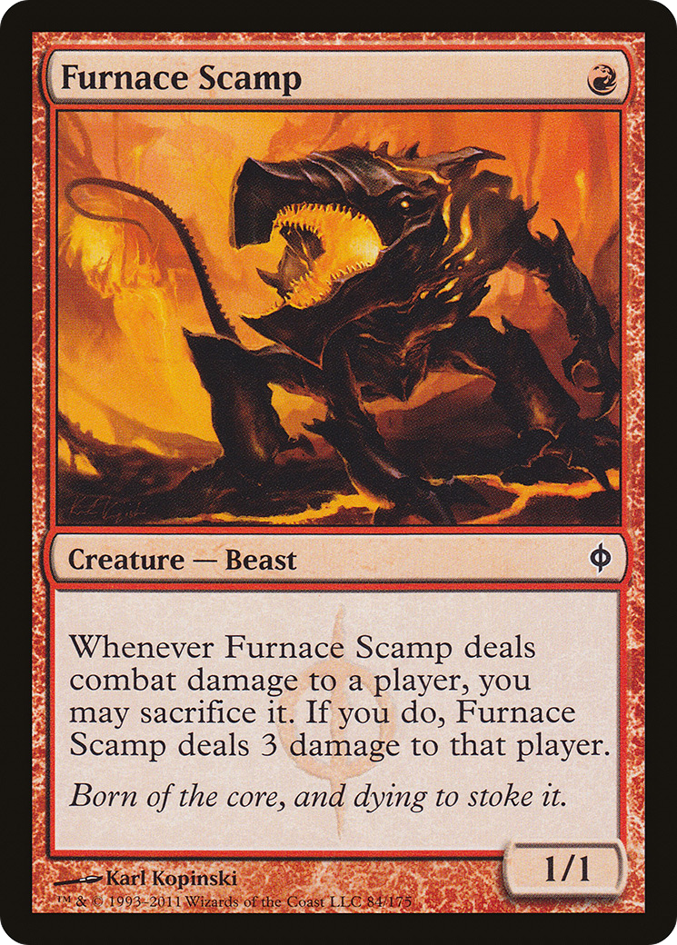 Furnace Scamp (NPH-084) - New Phyrexia Foil