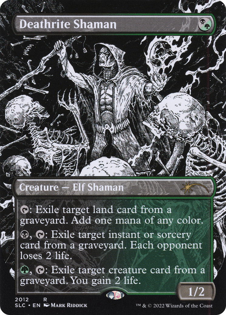 Deathrite Shaman (SLC-2012) - Secret Lair 30th Anniversary Countdown Kit (Borderless)