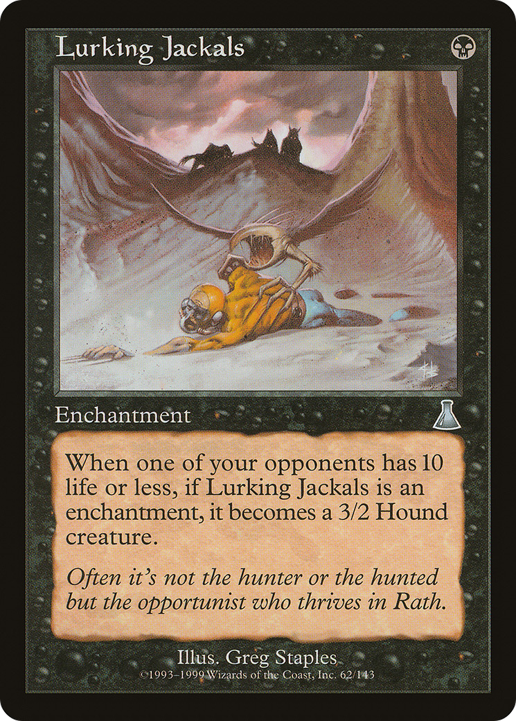 Lurking Jackals (UDS-062) - Urza's Destiny Foil