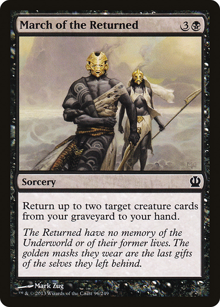March of the Returned (THS-096) - Theros Foil