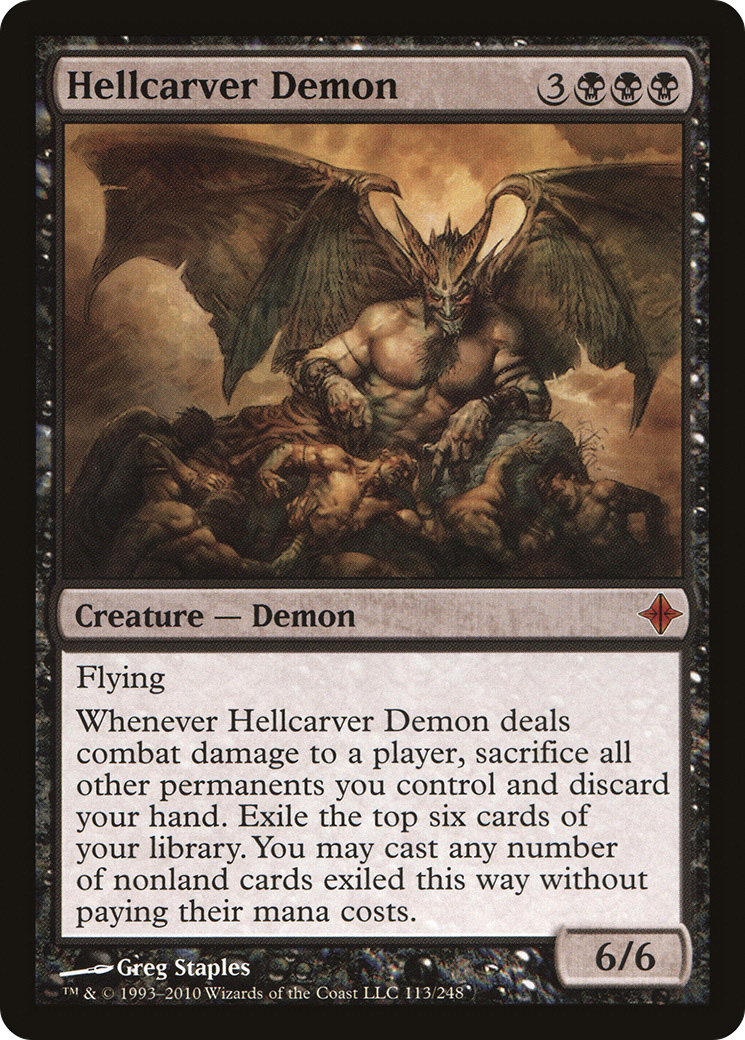 Hellcarver Demon (ROE-113) - Rise of the Eldrazi