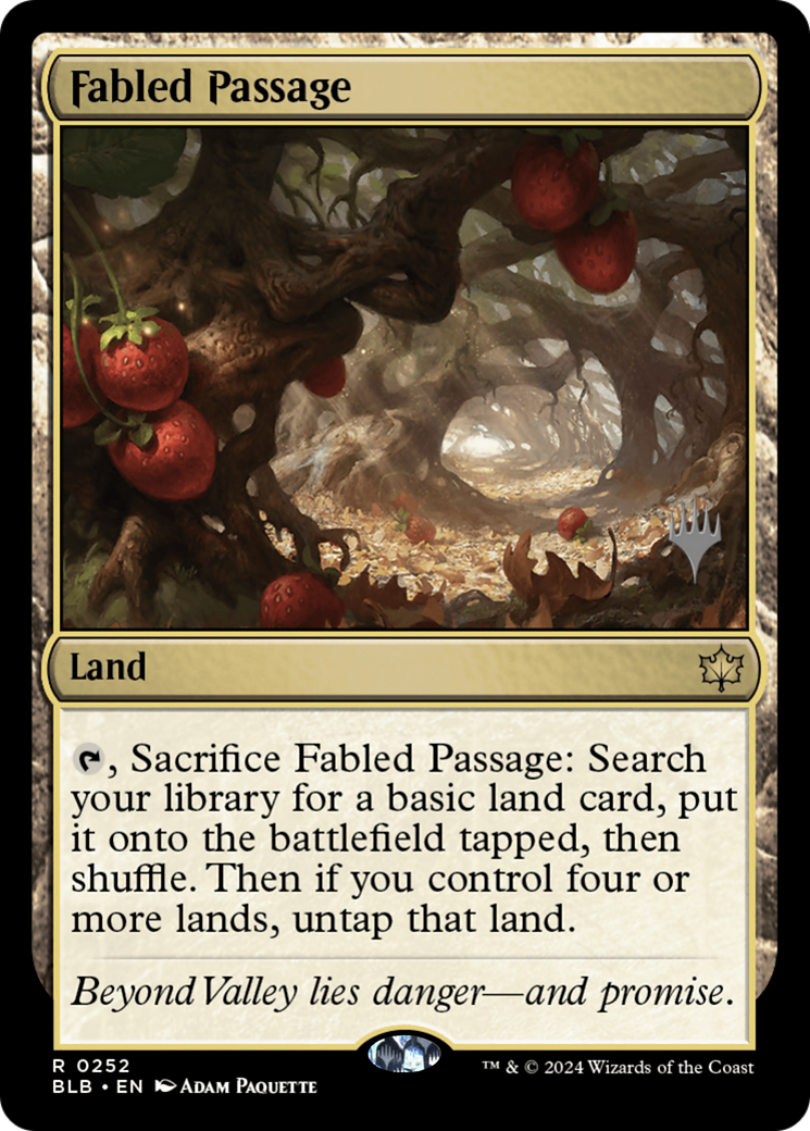 Fabled Passage (PPBLB-252) - Bloomburrow Promos Foil
