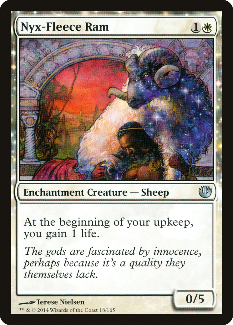 Nyx-Fleece Ram (JOU-018) - Journey into Nyx: (enchantment)