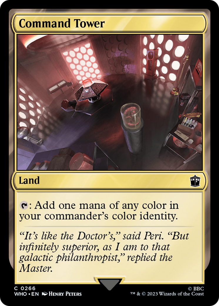 Command Tower (WHO-266) - Doctor Who Foil