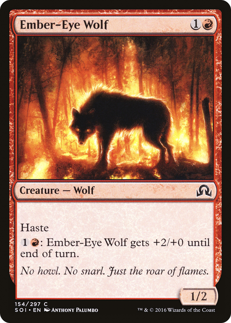 Ember-Eye Wolf (SOI-154) - Shadows over Innistrad