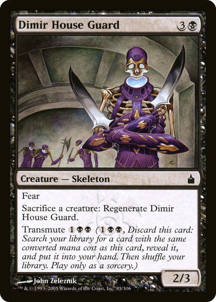 Dimir House Guard (RAV-083) - Ravnica: City of Guilds Foil