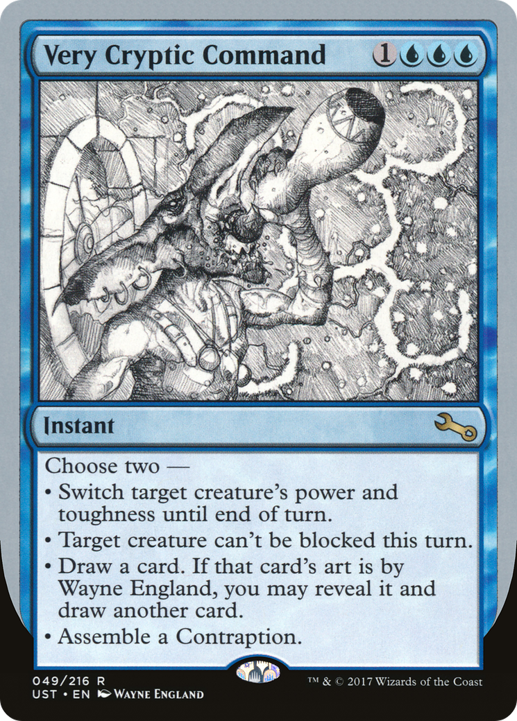 Very Cryptic Command (UST-049) - Unstable
