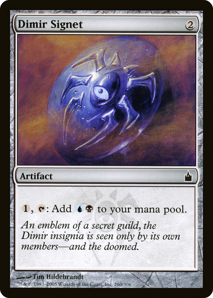 Dimir Signet (RAV-260) - Ravnica: City of Guilds Foil
