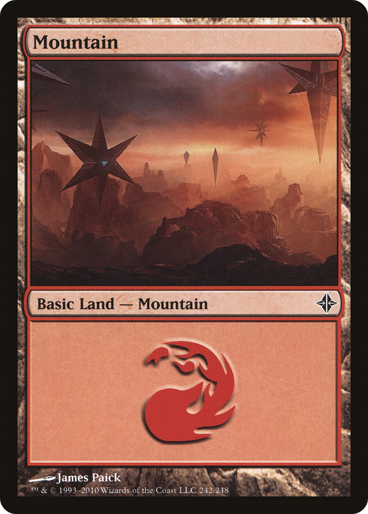 Mountain (ROE-242) - Rise of the Eldrazi Foil