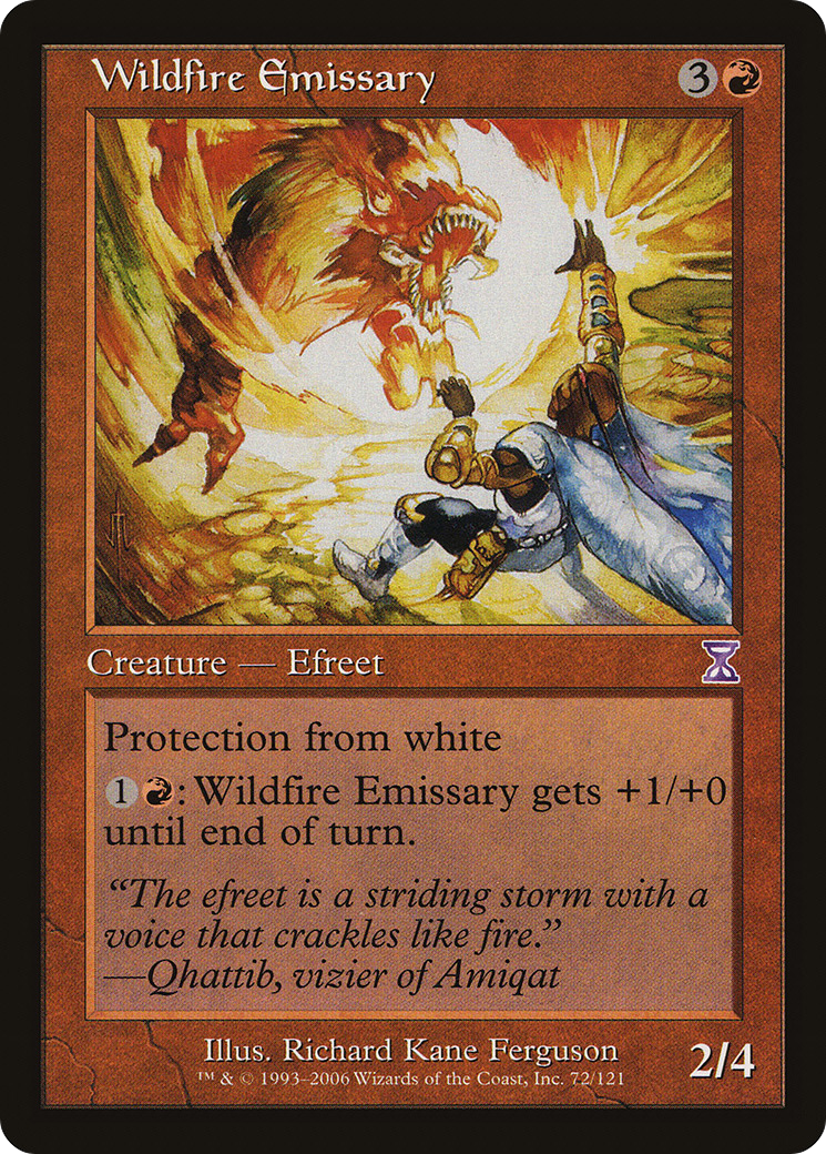 Wildfire Emissary (TSB-072) - Time Spiral Timeshifted Foil