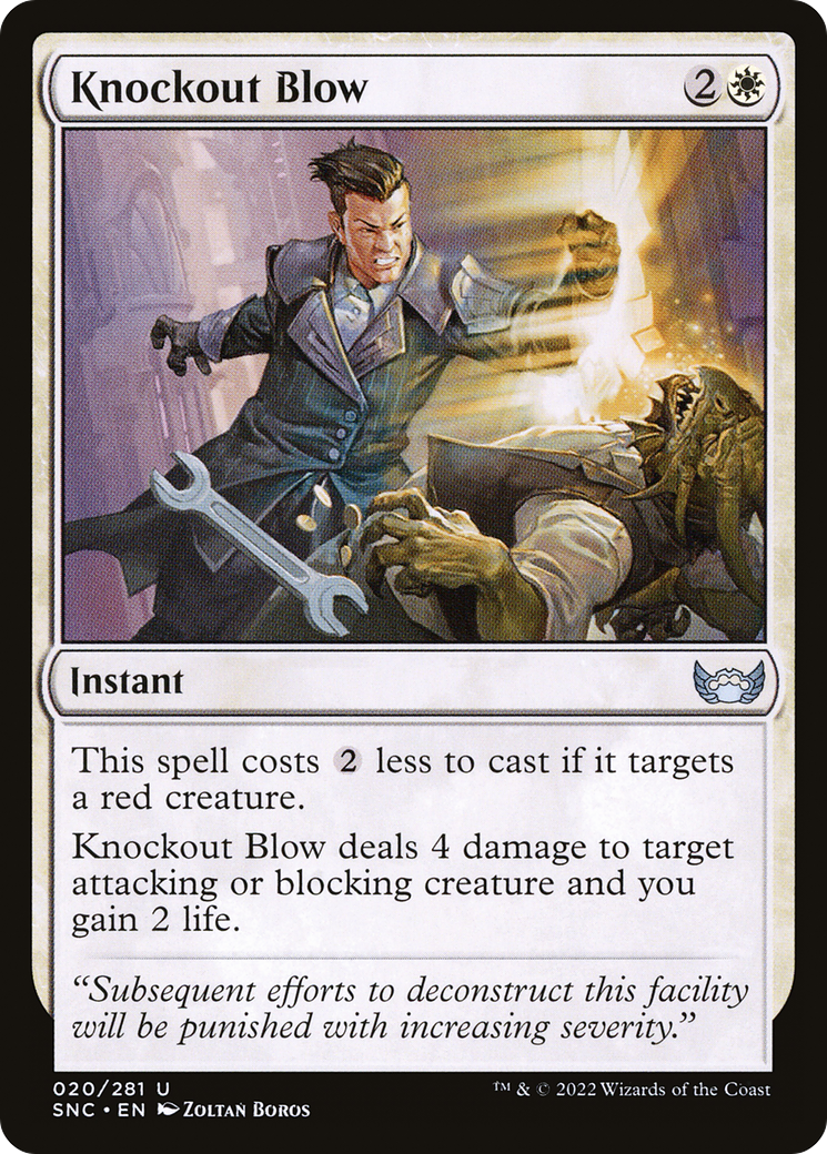 Knockout Blow (SNC-020) - Streets of New Capenna