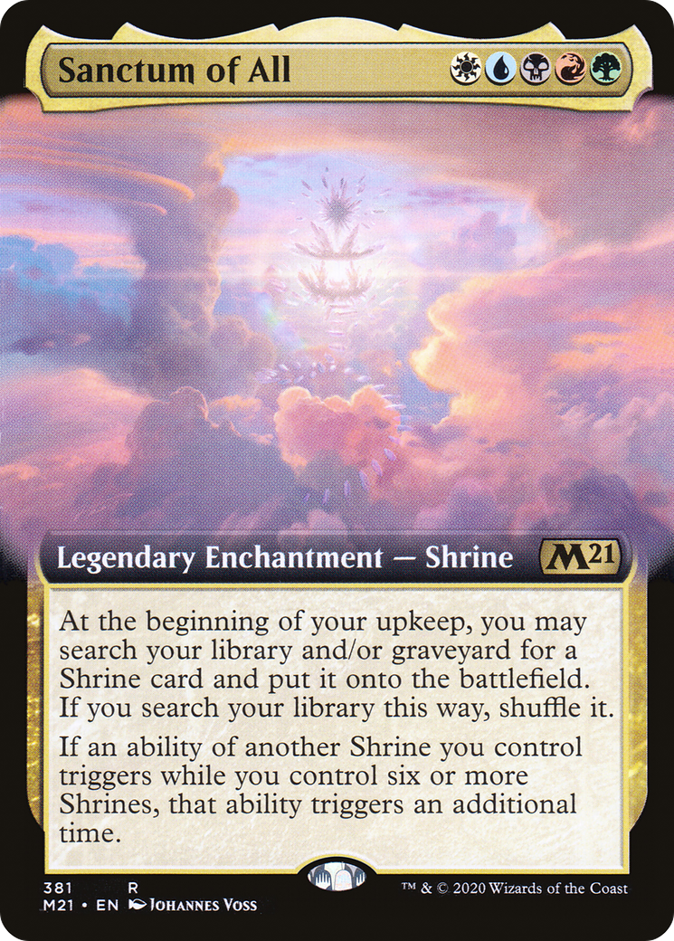 Sanctum of All (M21-381) - Core Set 2021: (Extended Art) Foil