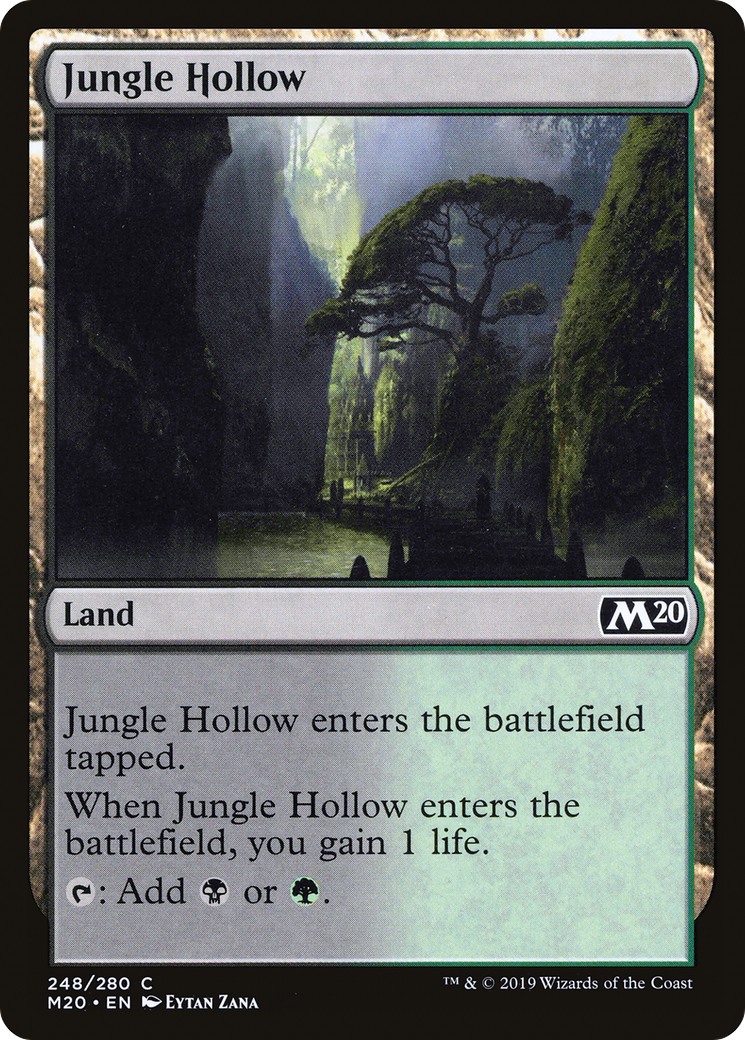 Jungle Hollow (M20-248) - Core Set 2020 Foil