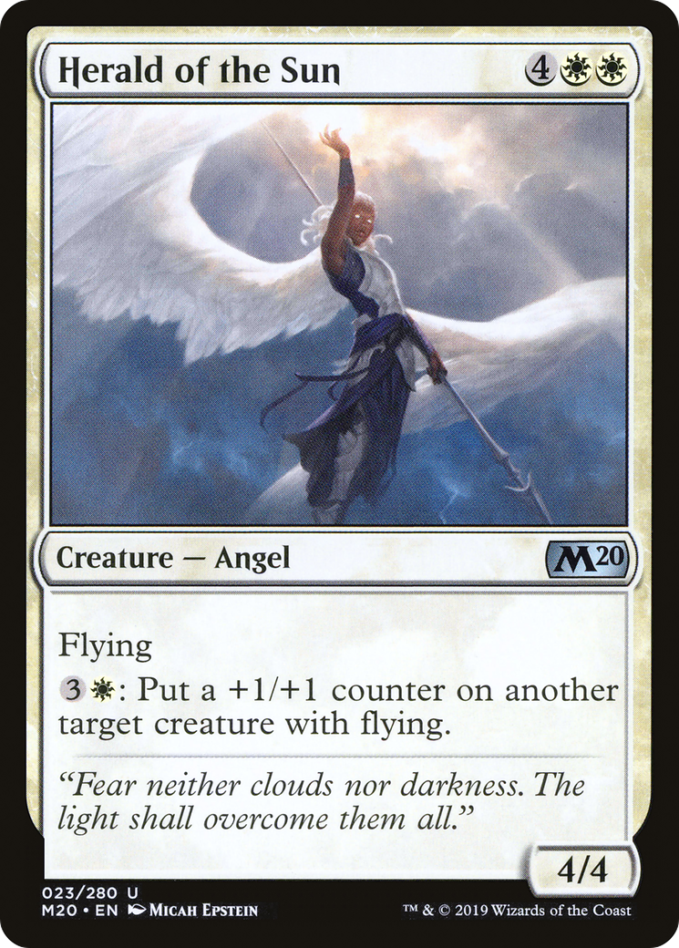 Herald of the Sun (M20-023) - Core Set 2020 Foil