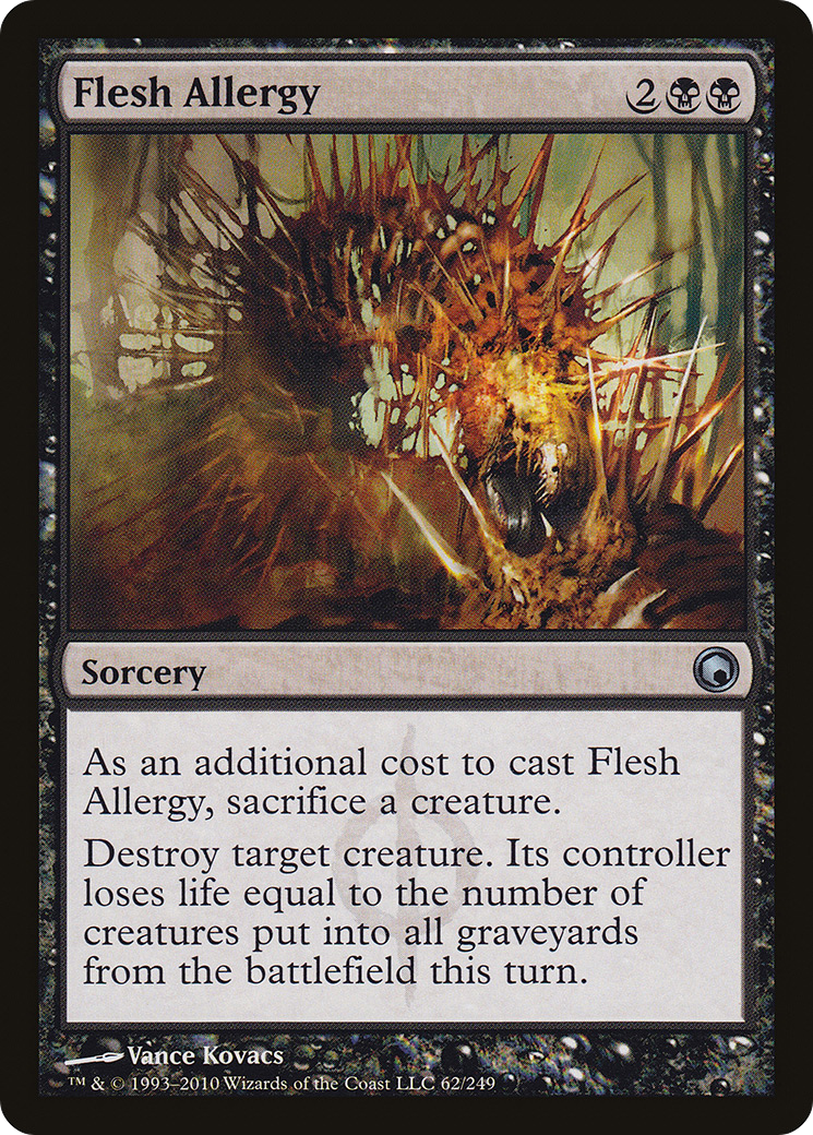 Flesh Allergy (SOM-062) - Scars of Mirrodin Foil