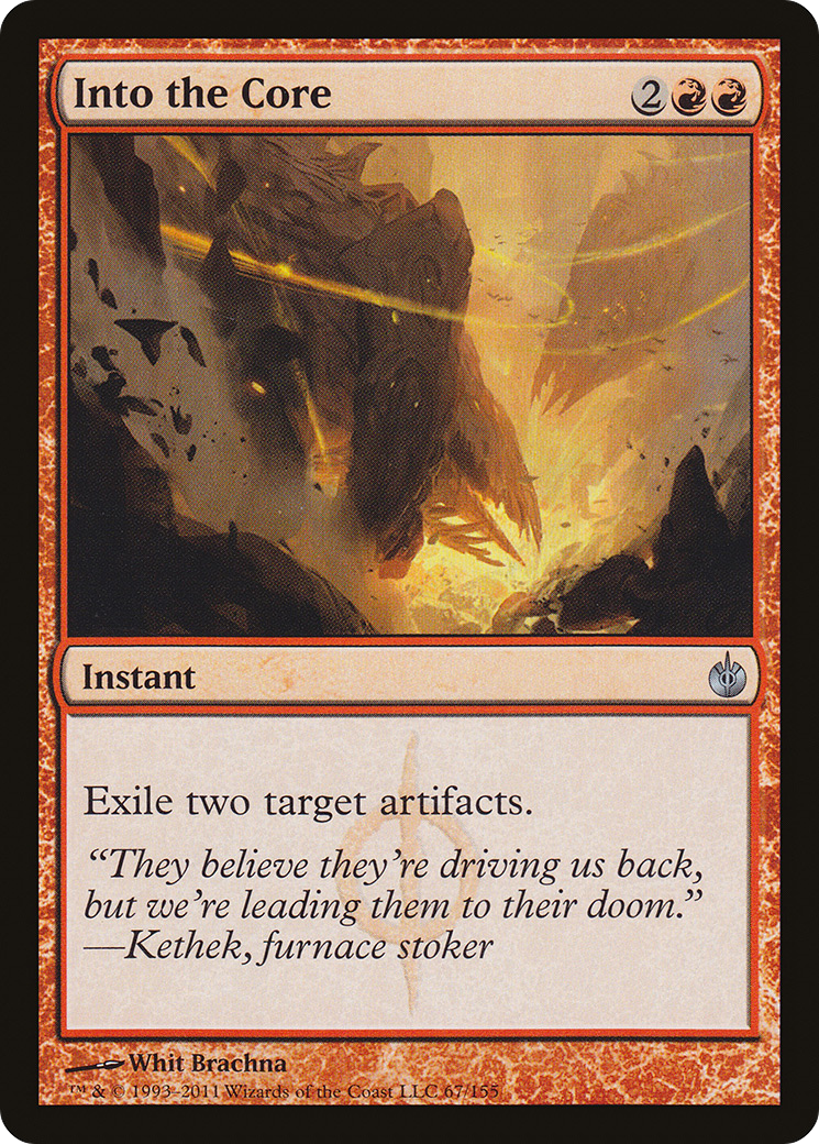 Into the Core (MBS-067) - Mirrodin Besieged Foil