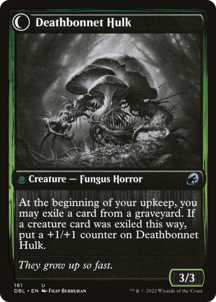 Deathbonnet Sprout // Deathbonnet Hulk (DBL-181) - Innistrad: Double Feature: (Double Faced Transform)