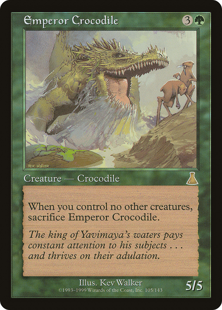 Emperor Crocodile (UDS-105) - Urza's Destiny Foil