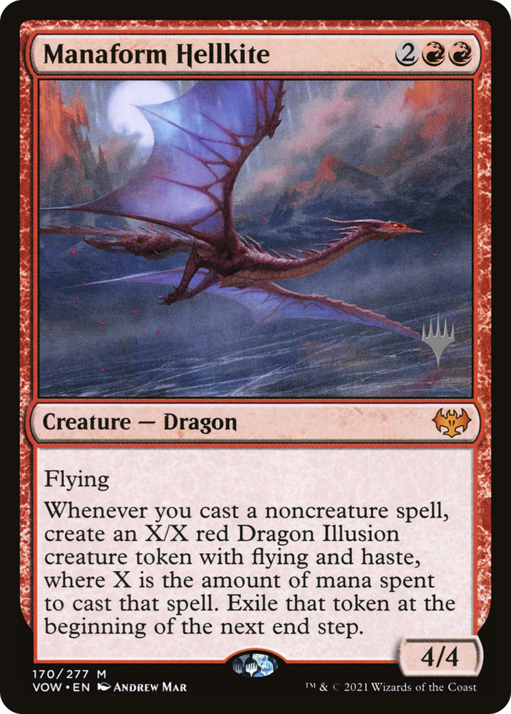 Manaform Hellkite (PPNEO-170P) - Innistrad: Crimson Vow Promos