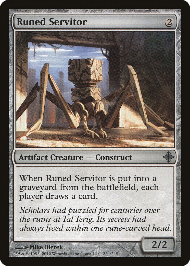 Runed Servitor (ROE-224) - Rise of the Eldrazi