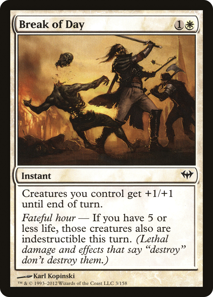 Break of Day (DKA-003) - Dark Ascension Foil