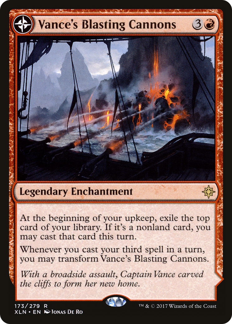 Vance's Blasting Cannons // Spitfire Bastion (XLN-173) - Ixalan: (compasslanddfc) Foil