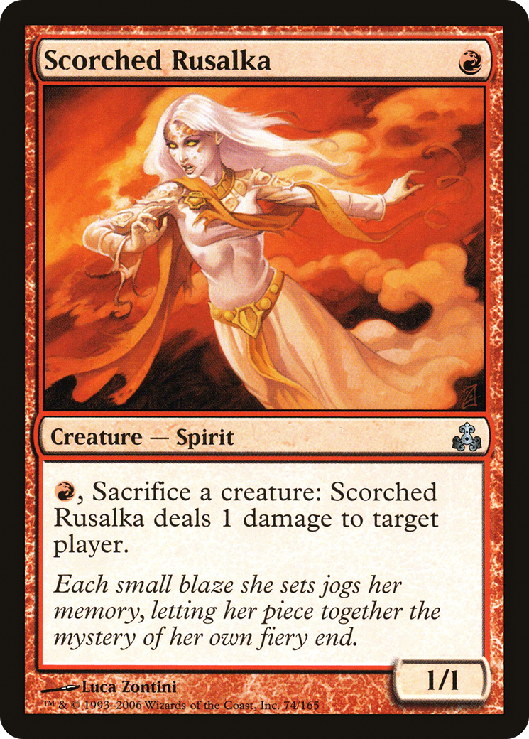 Scorched Rusalka (GPT-074) - Guildpact Foil