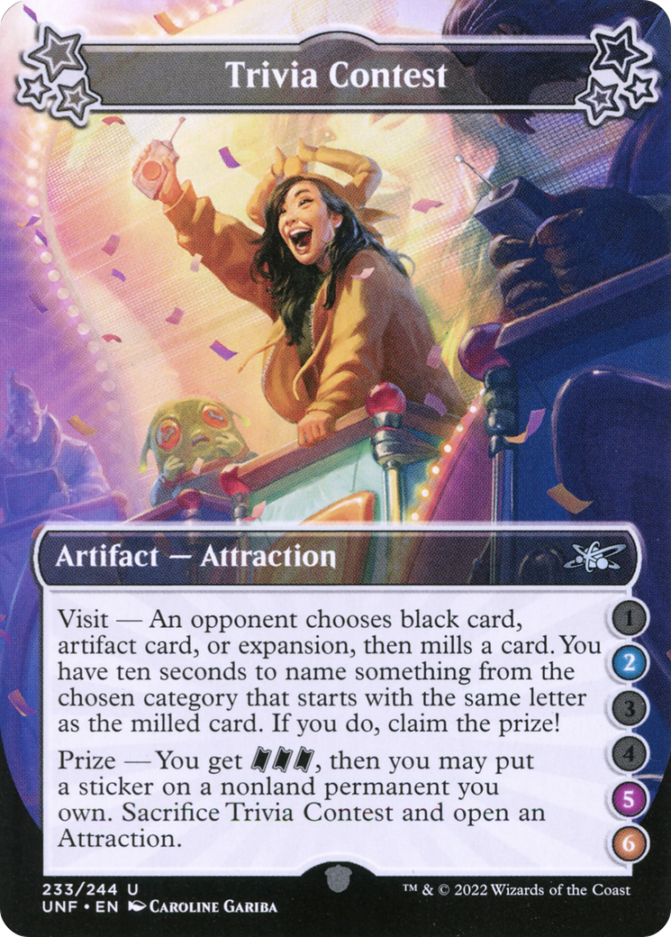 Trivia Contest (UNF-233C) - Unfinity