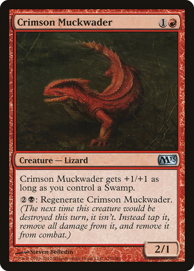 Crimson Muckwader (M13-127) - Magic 2013 Foil