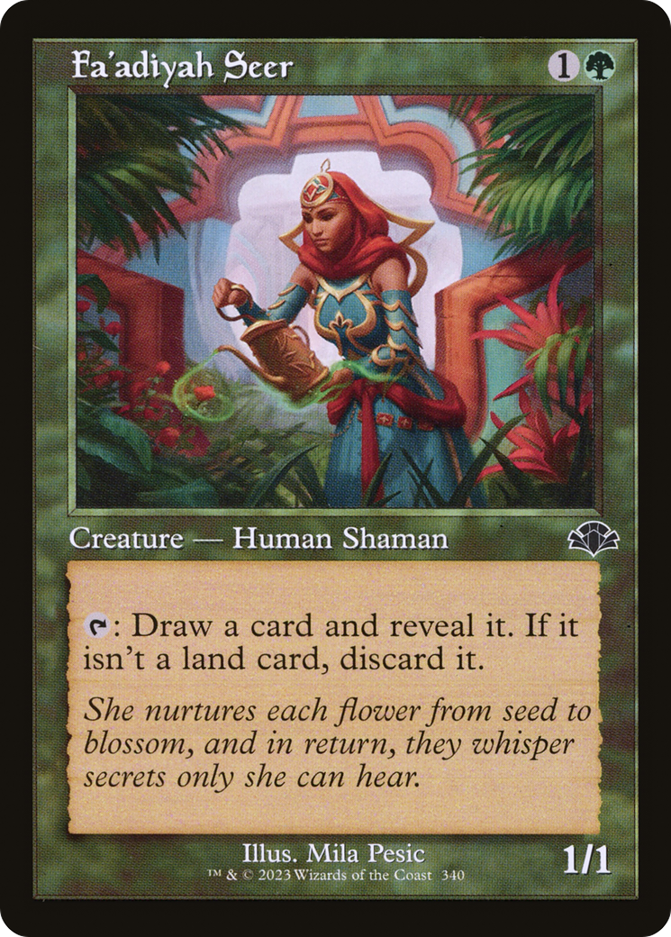 Fa'adiyah Seer (DMR-340) - Dominaria Remastered Foil