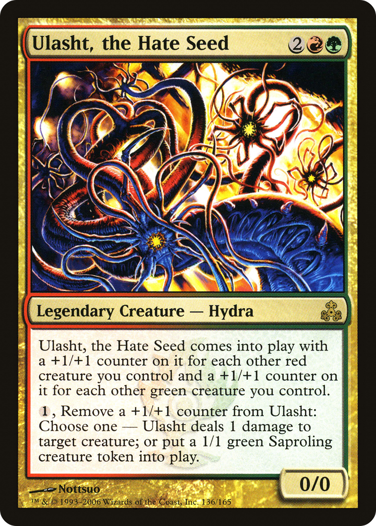 Ulasht, the Hate Seed (GPT-136) - Guildpact Foil