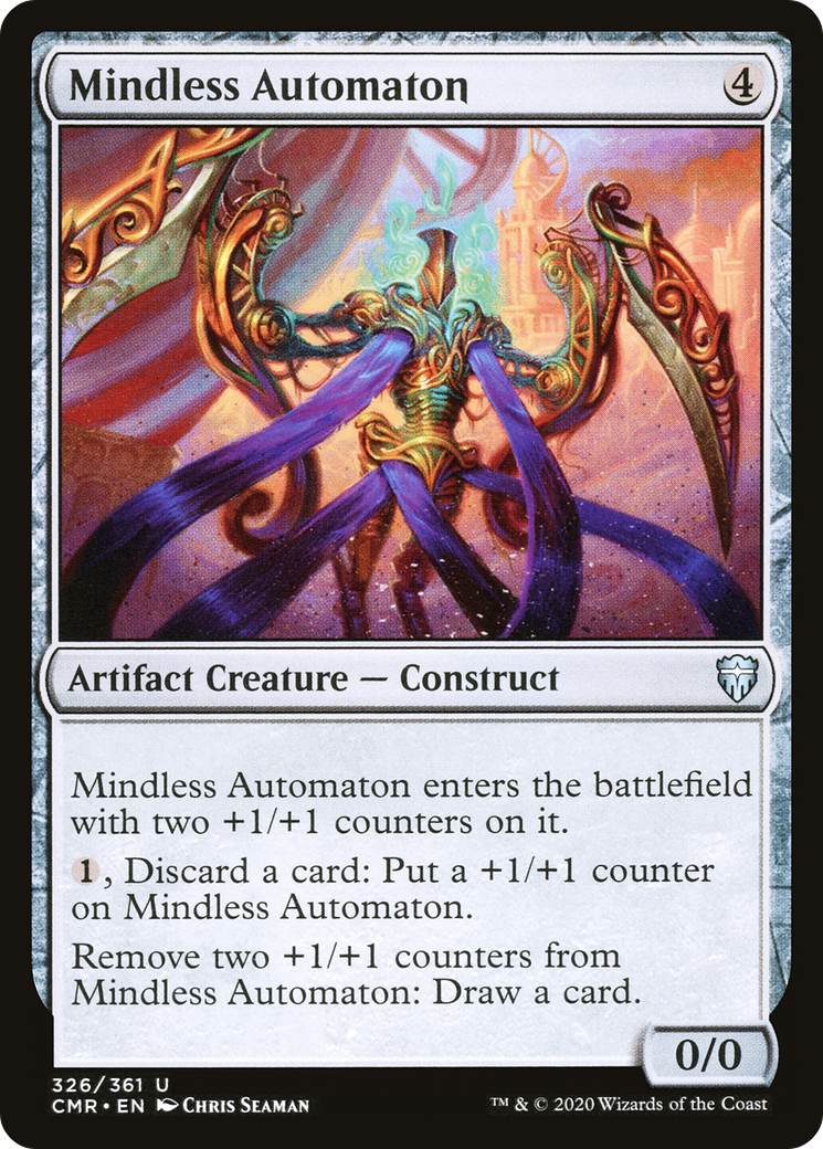 Mindless Automaton (CMR-326) - Commander Legends Foil