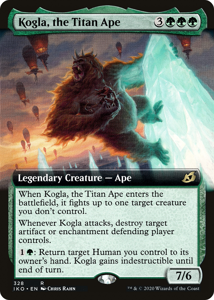 Kogla, the Titan Ape (IKO-328) - Ikoria: Lair of Behemoths: (Extended Art) Foil