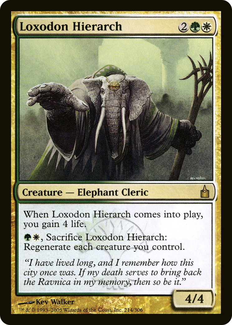 Loxodon Hierarch (RAV-214) - Ravnica: City of Guilds